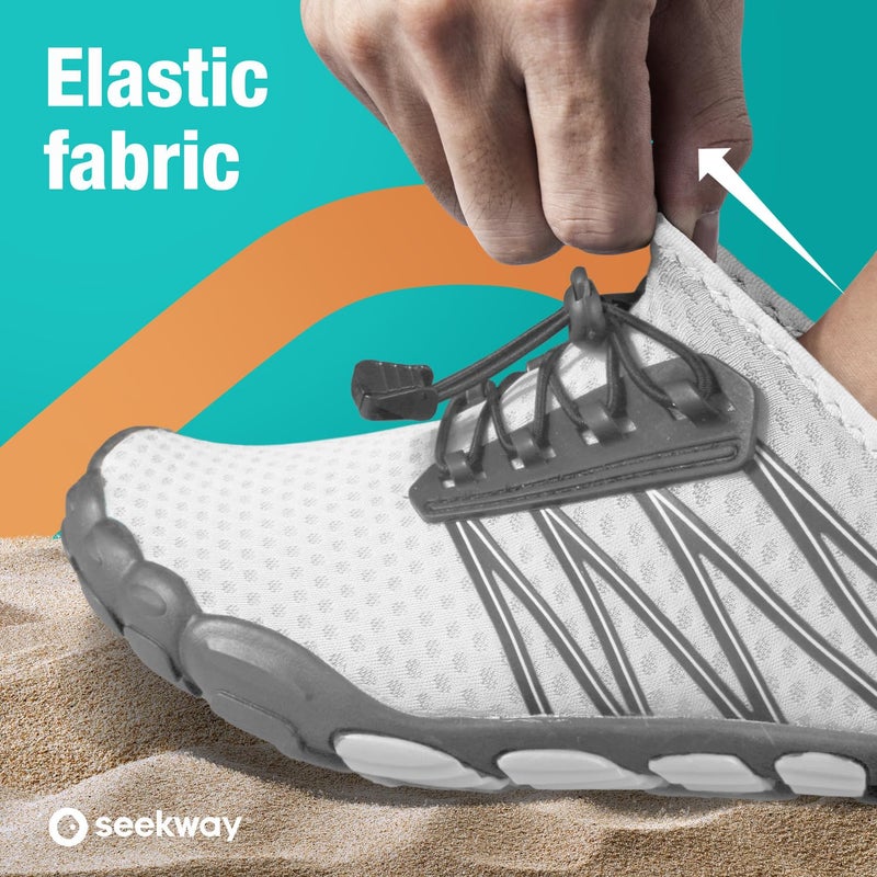 SEEKWAY Water Shoes for Women Adult Quick-Dry Aqua Sock Barefoot Men for Beach Swim River Pool Lake Hiking Kayaking Surfing - Image 3